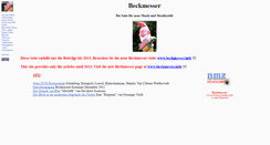 Desktop Screenshot of beckmesser.de