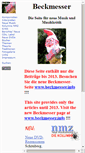 Mobile Screenshot of beckmesser.de