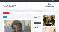 Desktop Screenshot of beckmesser.com